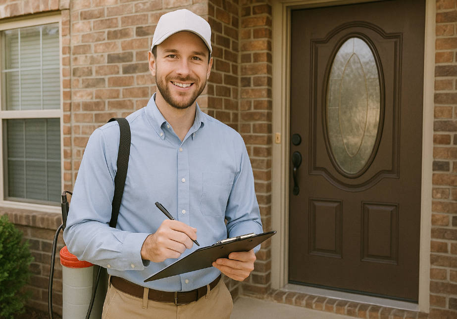 Ant & Rodent Pest Control technician providing Cockroach Control in Visalia